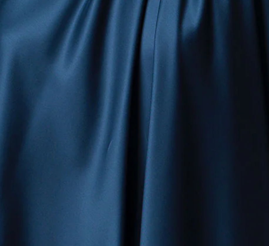 Bamboo Silk Wrap Pants - Blue