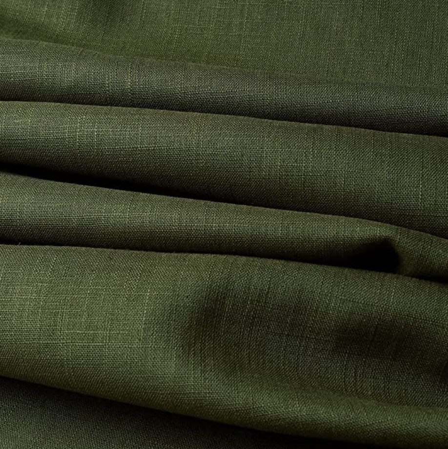 Linen Wrap Pants - Olive Green – Mewd